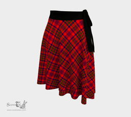 Scottish Murray of Tulloch Modern Clan Tartan Classic Wrap Skirt