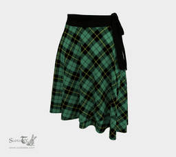 Scottish Wallace Hunting Ancient Clan Tartan Classic Wrap Skirt