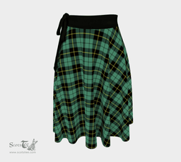Scottish Wallace Hunting Ancient Clan Tartan Classic Wrap Skirt