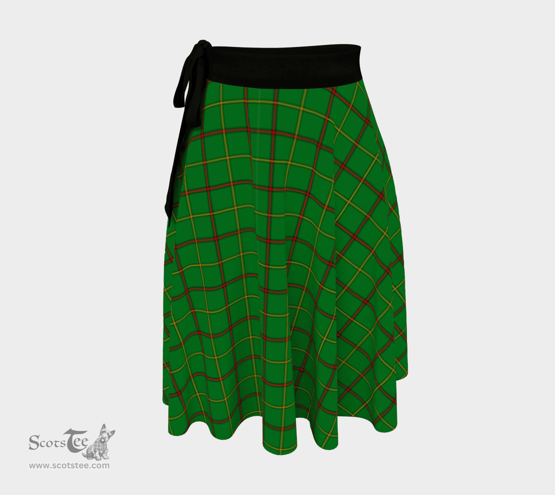 Scottish Tribe of Mar Clan Tartan Classic Wrap Skirt