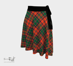 Scottish Stewart of Appin Ancient Clan Tartan Classic Wrap Skirt