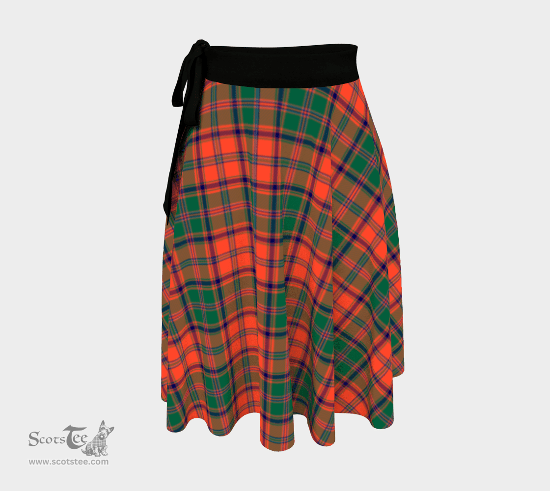 Scottish Stewart of Appin Ancient Clan Tartan Classic Wrap Skirt