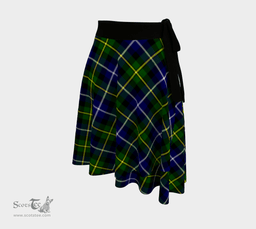 Scottish MacNeil of Barra Modern Clan Tartan Classic Wrap Skirt