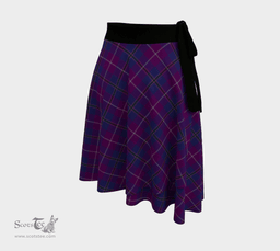 Scottish Pride of Glencoe Clan Tartan Classic Wrap Skirt
