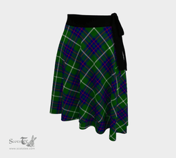 Scottish MacIntyre Hunting Modern Clan Tartan Classic Wrap Skirt