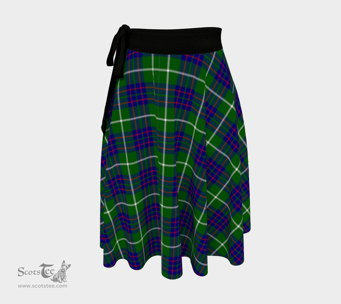 Scottish MacIntyre Hunting Modern Clan Tartan Classic Wrap Skirt