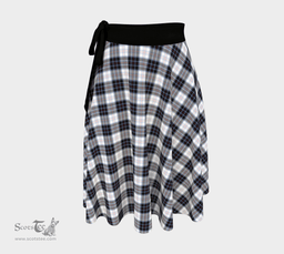 Scottish MacRae Dress Modern Clan Tartan Classic Wrap Skirt