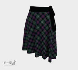 Scottish Rose Hunting Modern Clan Tartan Classic Wrap Skirt