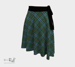 Scottish Ogilvie Hunting Ancient Clan Tartan Classic Wrap Skirt