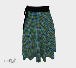Scottish Ogilvie Hunting Ancient Clan Tartan Classic Wrap Skirt