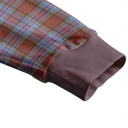 Scottish Anderson Weathered Clan Crest Tartan V neck Knitted Fleece Cardigans