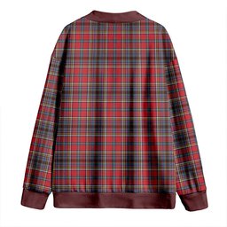 Scottish Anderson of Ardbrake Clan Crest Tartan V neck Knitted Fleece Cardigans