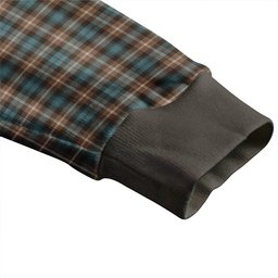 Scottish Baillie of Polkemmet Weathered Clan Crest Tartan V neck Knitted Fleece Cardigans