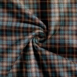 Scottish Baillie of Polkemmet Weathered Clan Crest Tartan V neck Knitted Fleece Cardigans