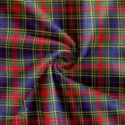Scottish Beaton Modern Clan Crest Tartan V neck Knitted Fleece Cardigans