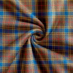 Scottish Balfour Ancient Clan Crest Tartan V neck Knitted Fleece Cardigans