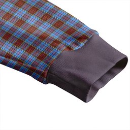 Scottish Anderson Modern Clan Crest Tartan V neck Knitted Fleece Cardigans