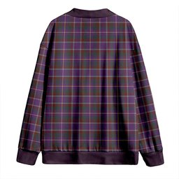 Scottish Belfrage (Belfarge) Weathered Clan Crest Tartan V neck Knitted Fleece Cardigans
