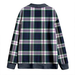 Scottish Baird Dress (Baines Dress) Clan Crest Tartan V neck Knitted Fleece Cardigans