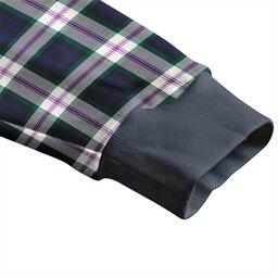 Scottish Baird Dress (Baines Dress) Clan Crest Tartan V neck Knitted Fleece Cardigans
