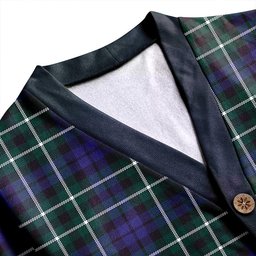 Scottish Allardice Clan Crest Tartan V neck Knitted Fleece Cardigans