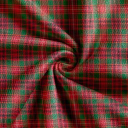 Scottish Ainslie Modern Clan Crest Tartan V neck Knitted Fleece Cardigans