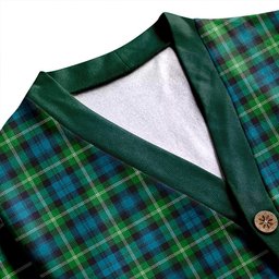 Scottish Baillie of Polkemmet Ancient Clan Crest Tartan V neck Knitted Fleece Cardigans