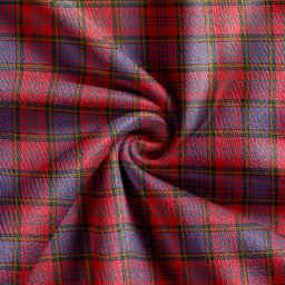 Scottish Anderson of Kinneddar Red Ancient Clan Crest Tartan V neck Knitted Fleece Cardigans