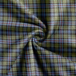 Scottish Baillie of Lamington Clan Crest Tartan V neck Knitted Fleece Cardigans