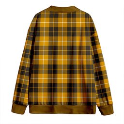 Scottish Barclay Dress Weathered Clan Crest Tartan V neck Knitted Fleece Cardigans