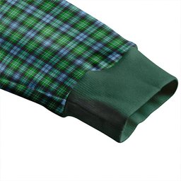 Scottish Arbuthnot Ancient Clan Crest Tartan V neck Knitted Fleece Cardigans