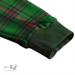 Scottish Anstruther Clan Crest Tartan V neck Knitted Fleece Cardigans