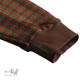 Scottish Ainslie Ancient Clan Crest Tartan V neck Knitted Fleece Cardigans