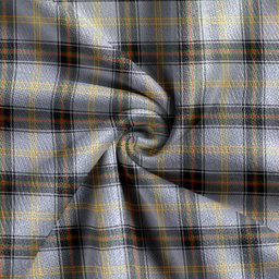 Scottish Bell of the Borders Ancient Clan Crest Tartan V neck Knitted Fleece Cardigans