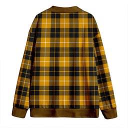 Scottish Barclay Dress Ancient Clan Crest Tartan V neck Knitted Fleece Cardigans