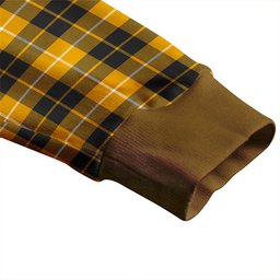 Scottish Barclay Dress Ancient Clan Crest Tartan V neck Knitted Fleece Cardigans