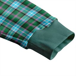 Scottish Alexander of Menstry Hunting Ancient Clan Crest Tartan V neck Knitted Fleece Cardigans