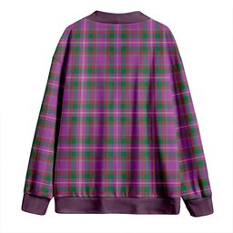 Scottish Belfrage (Belfarge) Ancient Clan Crest Tartan V neck Knitted Fleece Cardigans