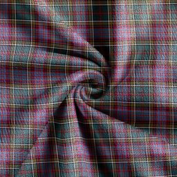 Scottish Anderson of Kinneddar Hunting Clan Crest Tartan V neck Knitted Fleece Cardigans