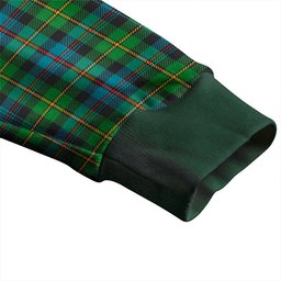 Scottish Baillie Ancient Clan Crest Tartan V neck Knitted Fleece Cardigans
