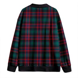 Scottish Alexander Hunting Modern Clan Crest Tartan V neck Knitted Fleece Cardigans