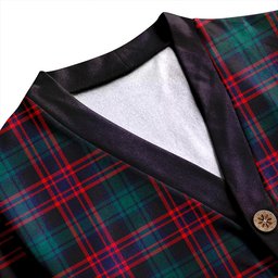 Scottish Alexander Hunting Modern Clan Crest Tartan V neck Knitted Fleece Cardigans