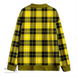 Scottish Barclay Dress Modern Clan Crest Tartan V neck Knitted Fleece Cardigans
