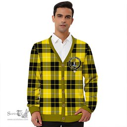 Scottish Barclay Dress Modern Clan Crest Tartan V neck Knitted Fleece Cardigans