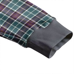 Scottish Alexander of Menstry Weathered Clan Crest Tartan V neck Knitted Fleece Cardigans