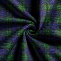 Scottish Bannatyne Clan Crest Tartan V neck Knitted Fleece Cardigans