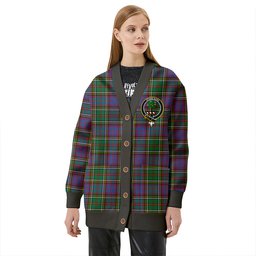 Scottish Anderson of Kinneddar Hunting Weathered Clan Crest Tartan V neck Knitted Fleece Cardigans