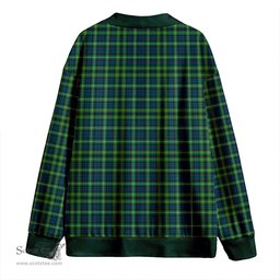 Scottish Campbell of Argyll 1815 Modern 2 Clan Crest Tartan V neck Knitted Fleece Cardigans