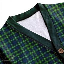 Scottish Campbell of Argyll 1815 Modern 2 Clan Crest Tartan V neck Knitted Fleece Cardigans