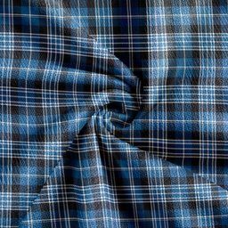 Scottish Clark Modern Clan Crest Tartan V neck Knitted Fleece Cardigans